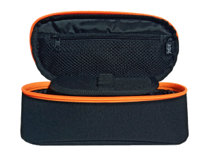 Jacbag Oval XL Kalem Kutusu Oval XL-Siyah-Turuncu