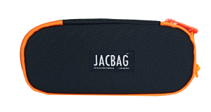 Jacbag Oval XL Kalem Kutusu Oval XL-Siyah-Turuncu