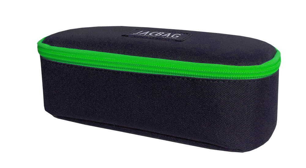 Jacbag Oval XL Kalem Kutusu Oval XL-Siyah-Yeşil