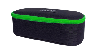 Jacbag Oval XL Kalem Kutusu Oval XL-Siyah-Yeşil