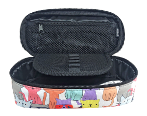 Jacbag Oval XL Kalem Kutusu Oval XL-Sarı Kedi