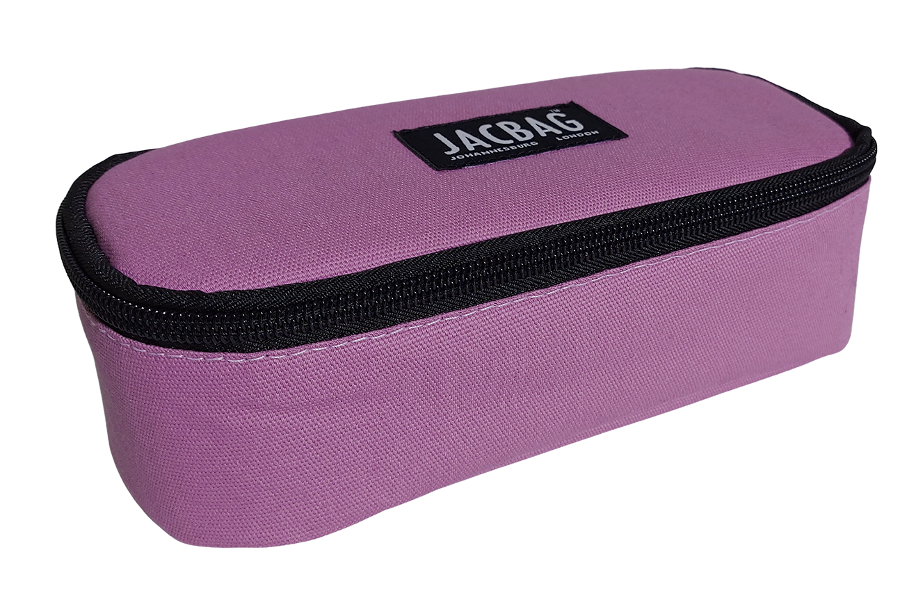 Jacbag Oval XL Kalem Kutusu Oval XL-Kanvas Açık Mor