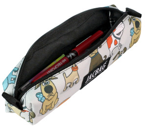Jacbag Prizma-Sosis Tip Kalem Kutusu Prizma-Neşeli Patiler