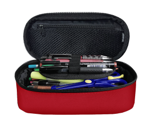 Jacbag Oval XL Kalem Kutusu Oval XL-Kırmızı