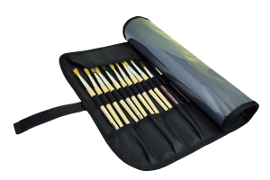 Jacbag Sanatsal Rulo Fırça Kalem Çantası Art Jac-Gri