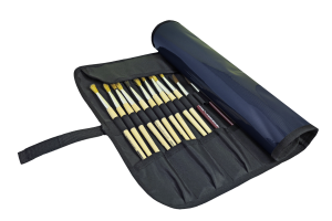 Jacbag Sanatsal Rulo Fırça Kalem Çantası Art Jac-Lacivert