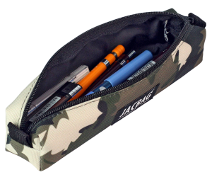 Jacbag Prizma-Sosis Tip Kalem Kutusu Prizma-Haki Camoflora