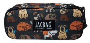 Jacbag Oval XL Kalem Kutusu Oval XL-Sevimli Köpekler