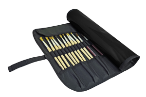 Jacbag Sanatsal Rulo Fırça Kalem Çantası Art Jac-Siyah