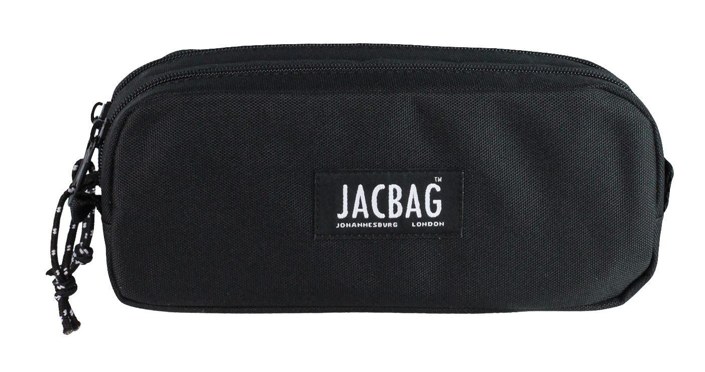 Jacbag Dual Pouch-İki Bölmeli Kalem Kutusu Dual Pouch-Siyah