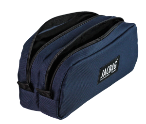 Jacbag Dual Pouch-İki Bölmeli Kalem Kutusu Dual Pouch-Lacivert