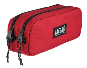 Jacbag Dual Pouch-İki Bölmeli Kalem Kutusu Dual Pouch-Kırmızı