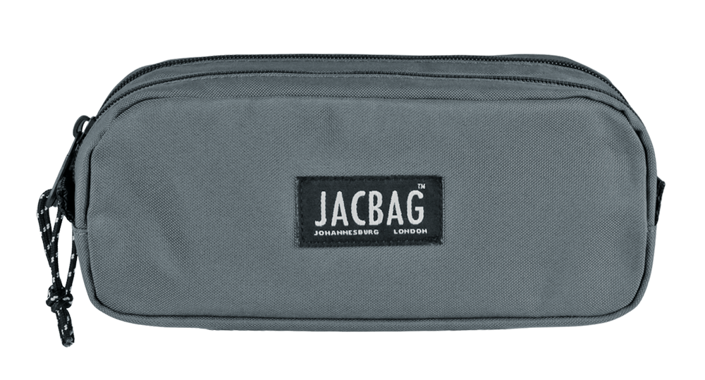 Jacbag Dual Pouch-İki Bölmeli Kalem Kutusu Dual Pouch-Gri