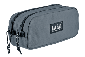 Jacbag Dual Pouch-İki Bölmeli Kalem Kutusu Dual Pouch-Gri