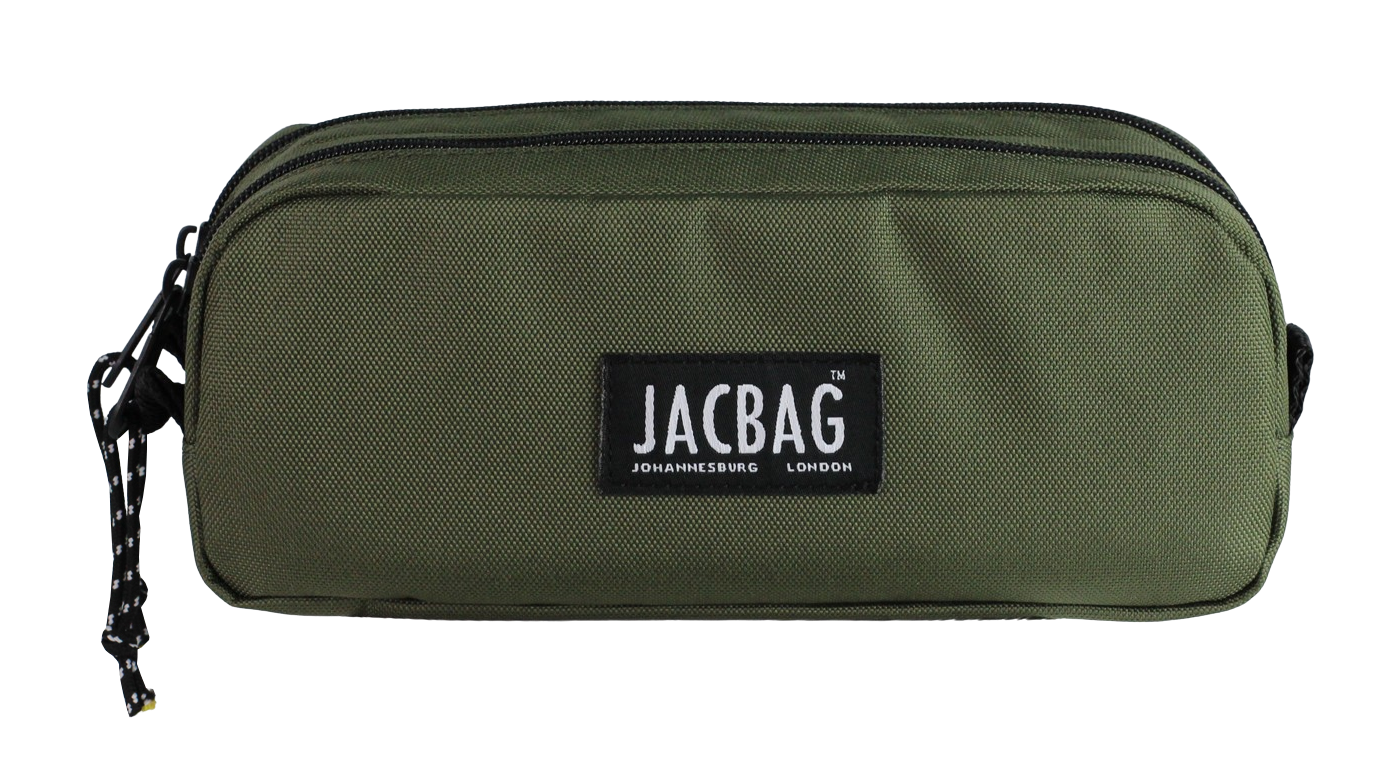 Jacbag Dual Pouch-İki Bölmeli Kalem Kutusu Dual Pouch-Haki