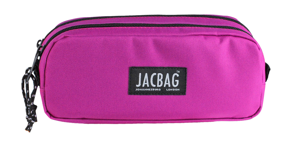 Jacbag Dual Pouch-İki Bölmeli Kalem Kutusu Dual Pouch-Pembe