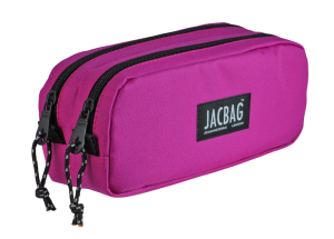 Jacbag Dual Pouch-İki Bölmeli Kalem Kutusu Dual Pouch-Pembe