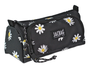 Jacbag Prime XL-Lastik Ayraçlı İki Bölmeli Kalem Kutusu Prime XL-Papatya