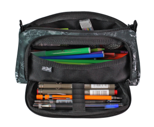 Jacbag Prime XL-Lastik Ayraçlı İki Bölmeli Kalem Kutusu Prime XL-Kurukafa