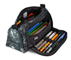 Jacbag Prime XL-Lastik Ayraçlı İki Bölmeli Kalem Kutusu Prime XL-Kurukafa