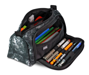 Jacbag Prime XL-Lastik Ayraçlı İki Bölmeli Kalem Kutusu Prime XL-Kurukafa