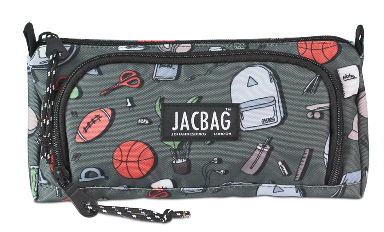 Jacbag Prime XL-Lastik Ayraçlı İki Bölmeli Kalem Kutusu Prime XL-College