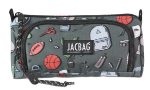 Jacbag Prime XL-Lastik Ayraçlı İki Bölmeli Kalem Kutusu Prime XL-College
