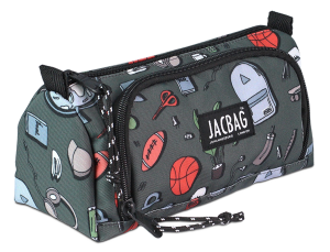 Jacbag Prime XL-Lastik Ayraçlı İki Bölmeli Kalem Kutusu Prime XL-College