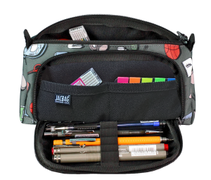 Jacbag Prime XL-Lastik Ayraçlı İki Bölmeli Kalem Kutusu Prime XL-College
