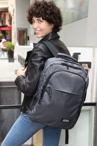 Jacbag Student-İki Bölmeli Sırt Çantası Student Jac-Gri