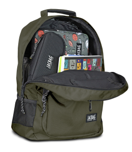 Jacbag Student-İki Bölmeli Sırt Çantası Student Jac-Haki