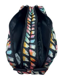 Jacbag Dual Pouch-İki Bölmeli Kalem Kutusu Dual Pouch-Geometrik