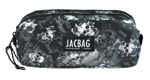 Jacbag Dual Pouch-İki Bölmeli Kalem Kutusu Dual Pouch-Kurukafa