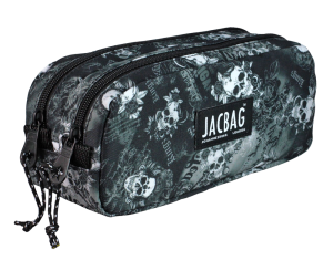 Jacbag Dual Pouch-İki Bölmeli Kalem Kutusu Dual Pouch-Kurukafa