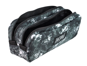 Jacbag Dual Pouch-İki Bölmeli Kalem Kutusu Dual Pouch-Kurukafa