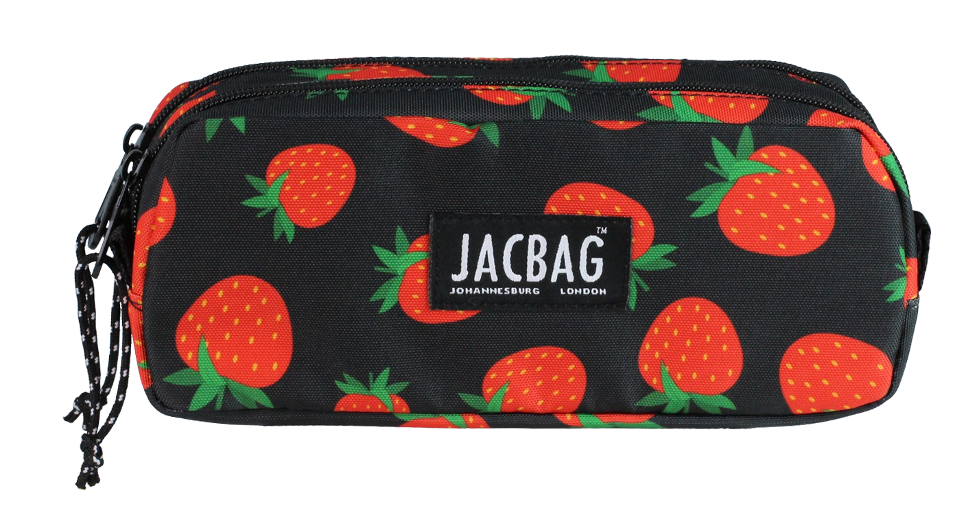 Jacbag Dual Pouch-İki Bölmeli Kalem Kutusu Dual Pouch-Çilekli