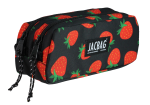 Jacbag Dual Pouch-İki Bölmeli Kalem Kutusu Dual Pouch-Çilekli