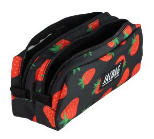 Jacbag Dual Pouch-İki Bölmeli Kalem Kutusu Dual Pouch-Çilekli