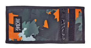 Jacbag Wallet-Cırtlı Cüzdan Wallet-Turuncu Camoflora