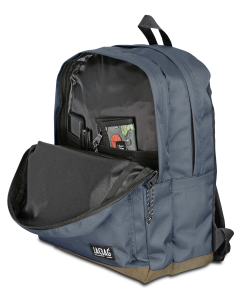 Jacbag Campus-Deri Tabanlı İki Bölmeli Sırt Çantası Campus Jac-Gri