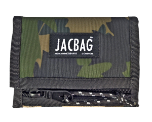 Jacbag Wallet-Cırtlı Cüzdan Wallet-Haki Camoflora
