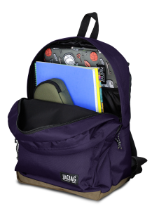 Jacbag Campus-Deri Tabanlı İki Bölmeli Sırt Çantası Campus Jac-Mor