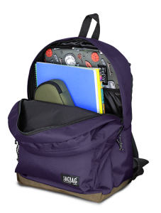 Jacbag Campus-Deri Tabanlı İki Bölmeli Sırt Çantası Campus Jac-Mor