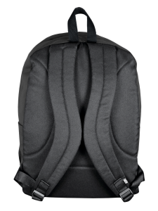 Jacbag Campus-Deri Tabanlı İki Bölmeli Sırt Çantası Campus Jac-Siyah