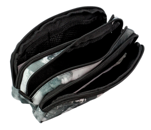Jacbag Trıple Pouch-Üç Bölmeli Kalem Kutusu Triple Pouch-Gri Bulut
