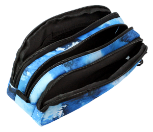 Jacbag Trıple Pouch-Üç Bölmeli Kalem Kutusu Triple Pouch-Mavi Bulut