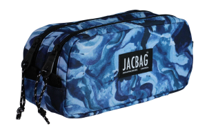 Jacbag Dual Pouch-İki Bölmeli Kalem Kutusu Dual Pouch-Mavi Dumanlı