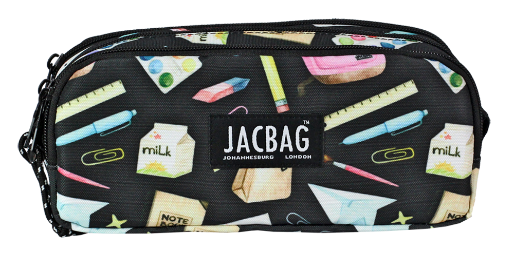 Jacbag Trıple Pouch-Üç Bölmeli Kalem Kutusu Triple Pouch-Pastel Pop