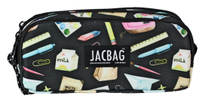 Jacbag Trıple Pouch-Üç Bölmeli Kalem Kutusu Triple Pouch-Pastel Pop