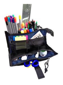 Jacbag Twın Case Pro-İki Bölmeli Masa Üstü Kalem Kutusu Twin-Lacivert